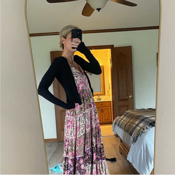 Spell Floral Patchwork Maxi Dress - Pink and Purple - Picture 3 of 16